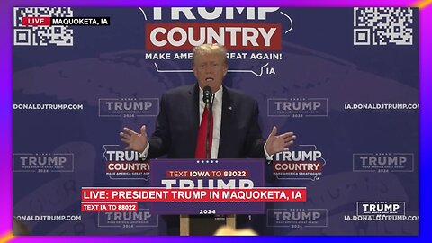 PRESIDENT TRUMP IN MAQUOKETA, IA - SEPTEMBER 20, 2023
