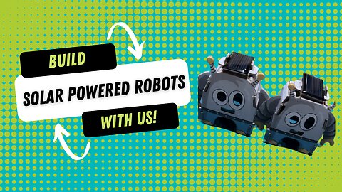 Solar Powered Robots That Can Draw!