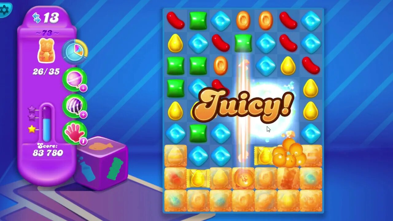 Candy Crush Soda Saga Level 73