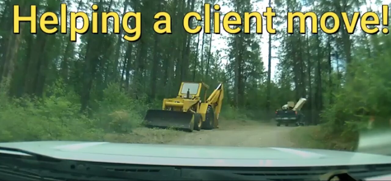 Helping a Client Move! Almost dumped it on the High way!