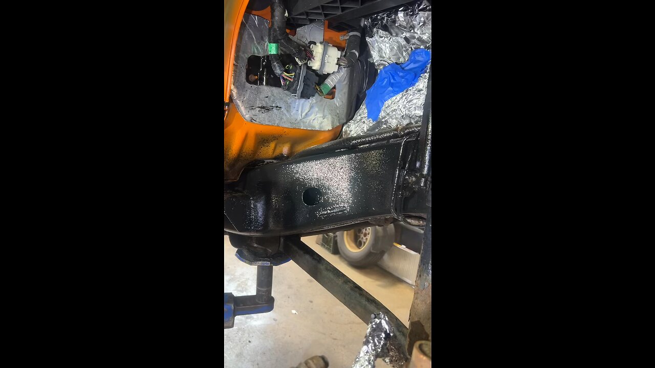 Woolwax on Jeep