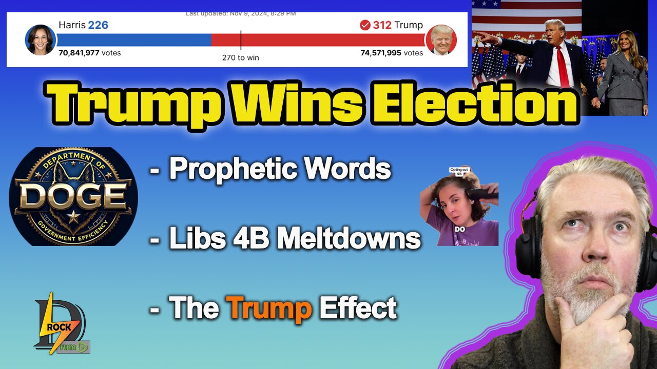 Trump Wins 2024 Election - 4B Crazy Meltdowns - What is God Up To?