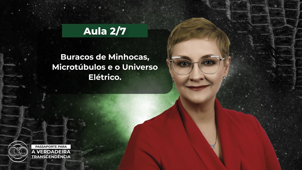 Aula 2/7 - Buracos de Minhocas, Microtúbulos e o Universo Elétrico | Maria Pereda