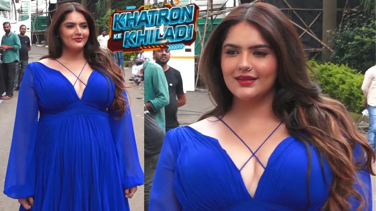 Anjali Anand On The Sets Of Khatron Ke Khiladi Season 13 GRAND Finale