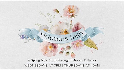 Women's Bible Study 03.20.2024 7PM