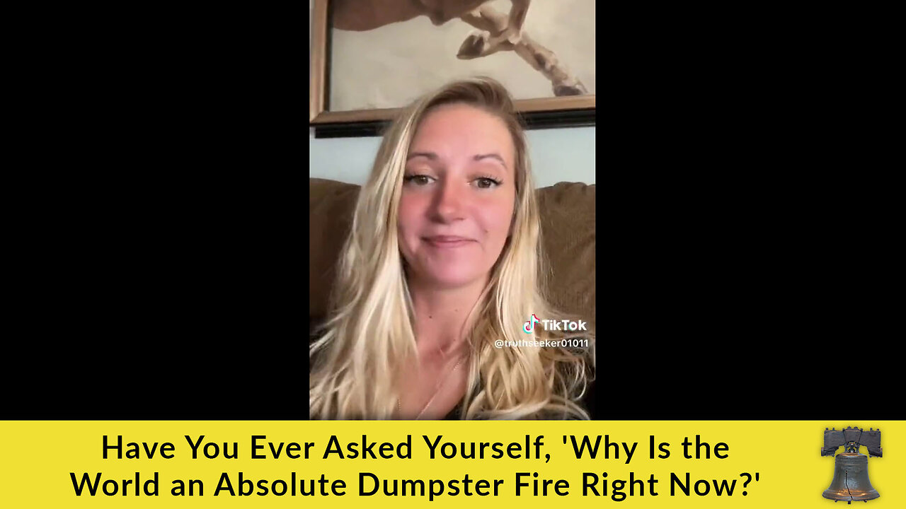 Have You Ever Asked Yourself, 'Why Is the World an Absolute Dumpster Fire Right Now?'