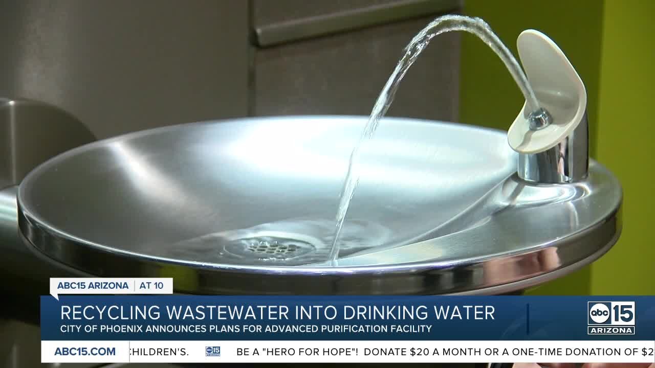 Recycling wastewater into drinking water