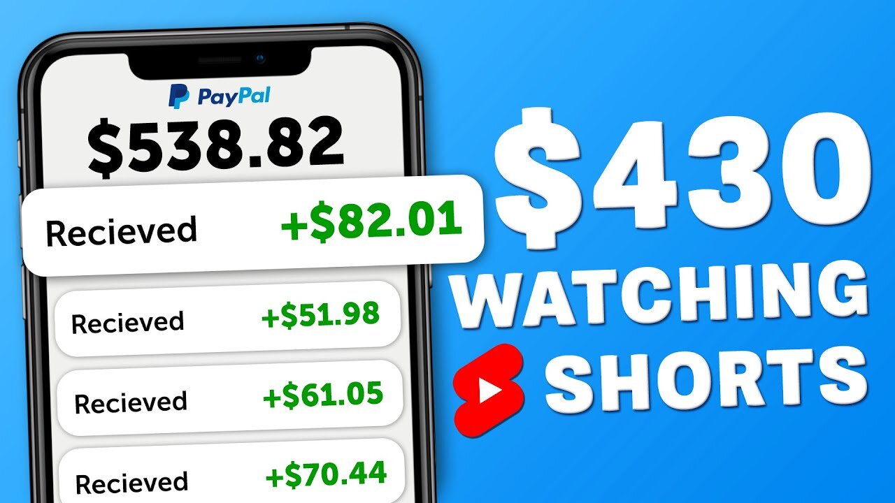 Get $11 Every 10 Min From YouTube Shorts - Make Money Online