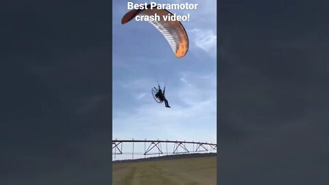 Best #Paramotor #crash video ever!!!