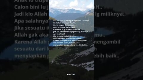 Ada sesuatu yang lebih patut dicintai "ALLAH"