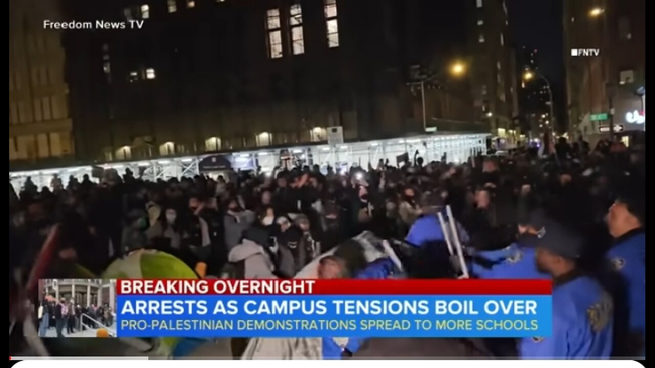 Arrests as campus tensions boil over