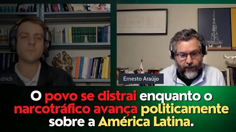 O povo se distrai enquanto o narcotráfico avança politicamente sobre a América Latina.