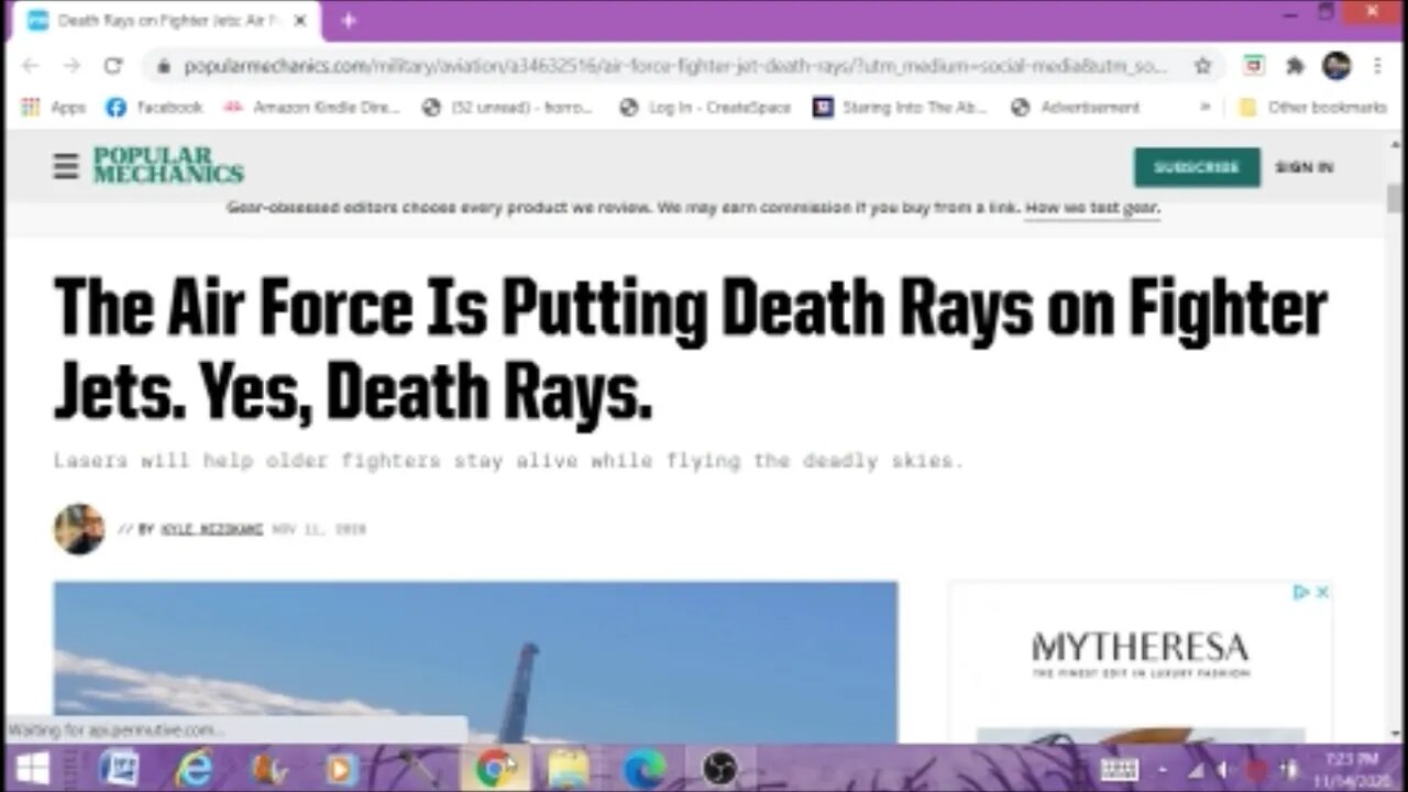 The Air Force Is Putting Death Rays On Fighter Jets Paranormal News