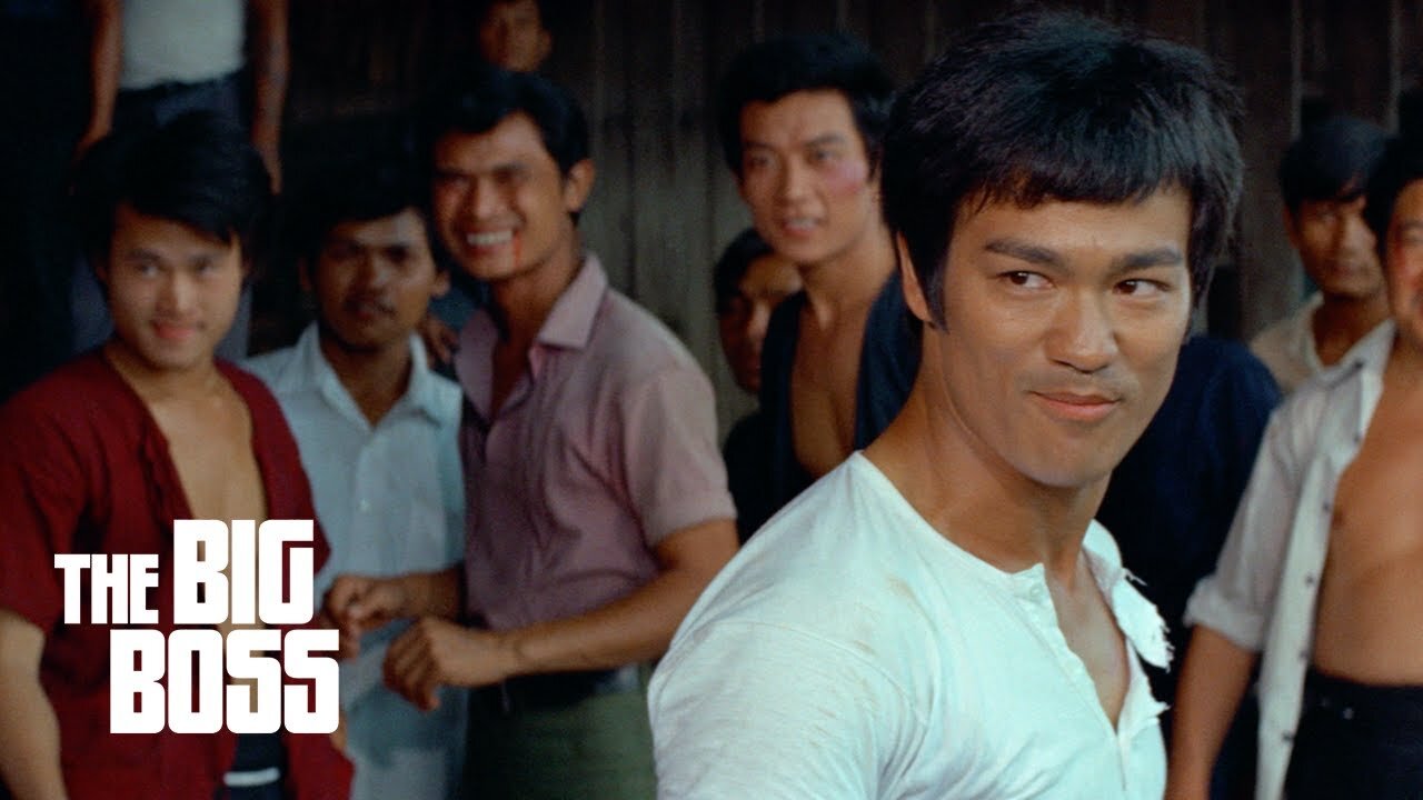 Bruce Lee in Fist of Fury in the U.S. / In Asia The Movie was called The Big Boss (Chinese: 唐山大兄)