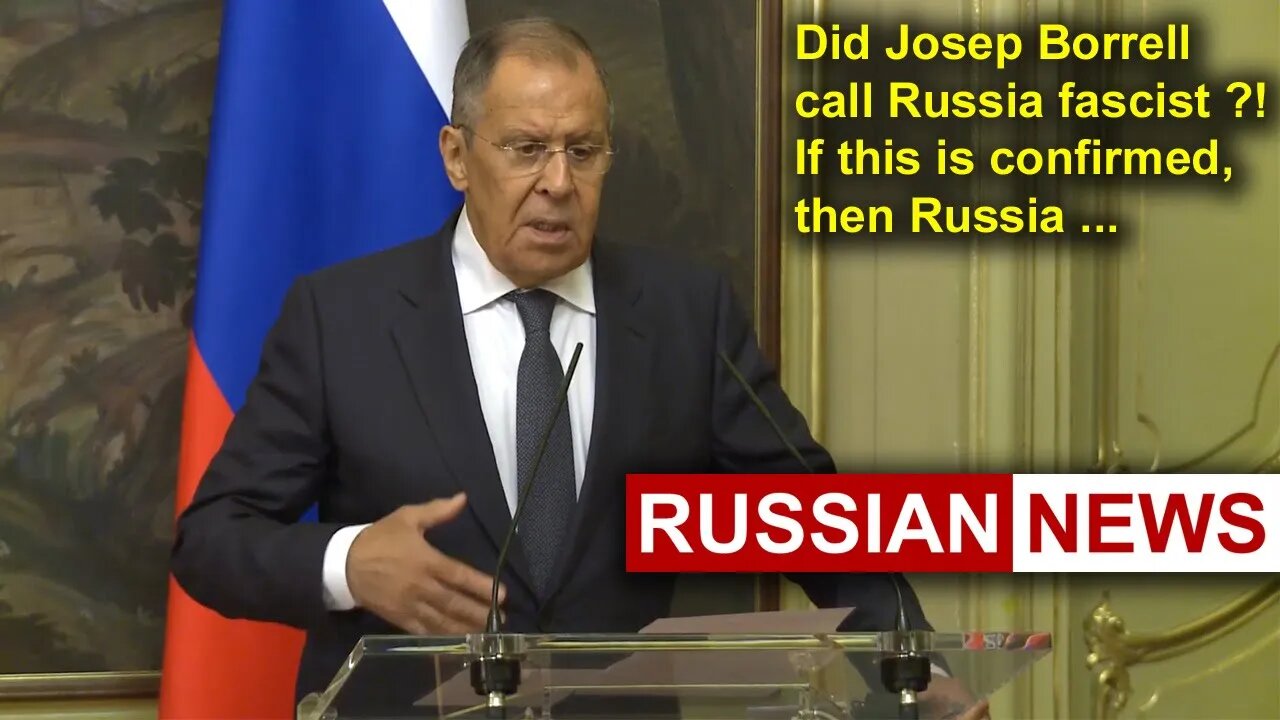 Did Josep Borrell really call Russia fascist?! What will Liz Truss do? Lavrov, Russian news. Ukraine