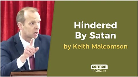 Hindered By Satan by Keith Malcomson