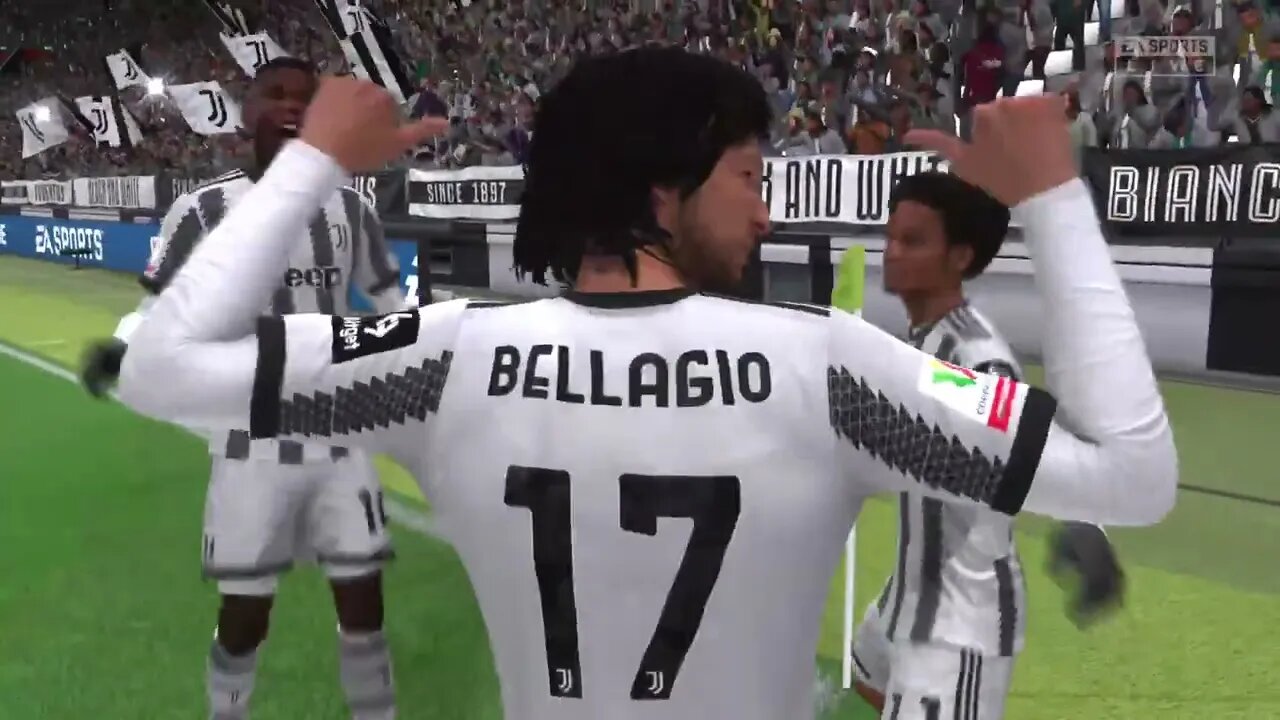 E:246 23-02-07- 27m- Back Post Chip Cross Leads to Bellagio Brace Header Floater GOAL! (150)