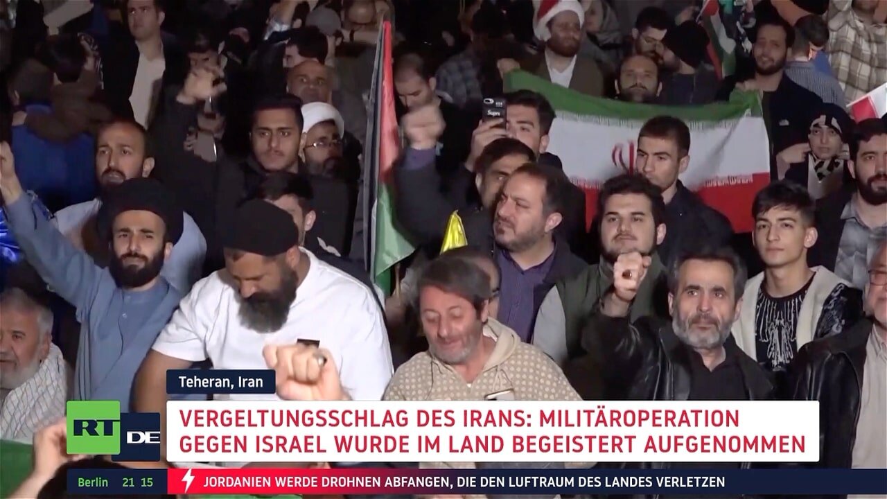 Vergeltungsschlag des Irans: Militäroperation gegen Israel wurde im Land begeistert aufgenommen