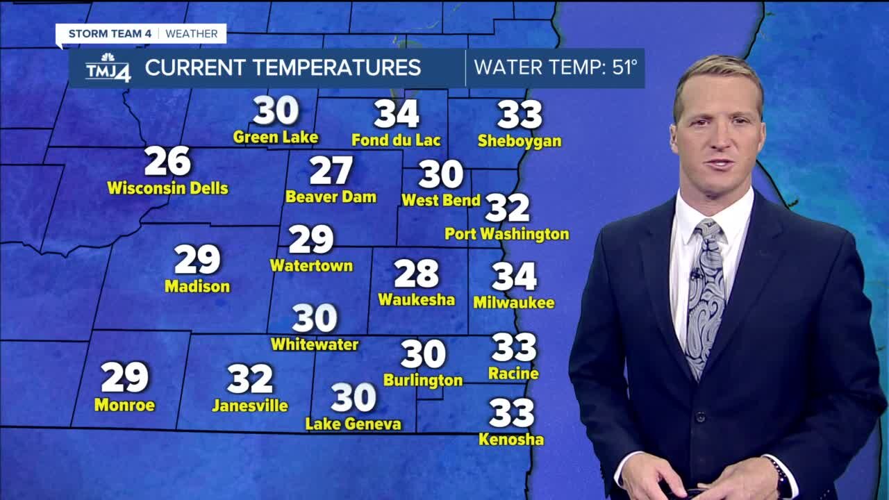 Chilly days return with highs in the 30s on Thursday