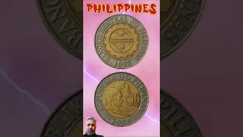 Philippines 10 Piso 2003.#shorts #education #coinnotesz