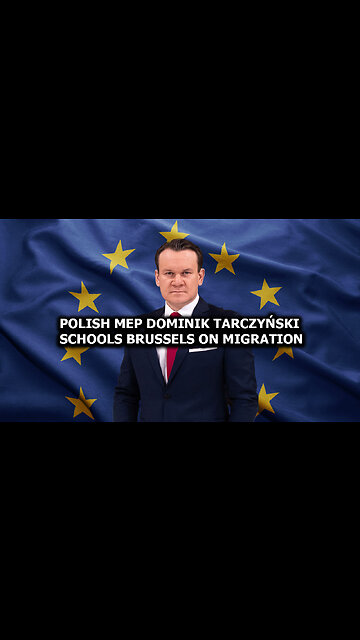 Polish MEP Dominik Tarczyński Schools Brussels on Immigration