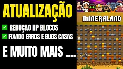 ✅MINERALAND TUDO SOBRE A NOVA ATUALIZAÇÃO DO GAME NFT