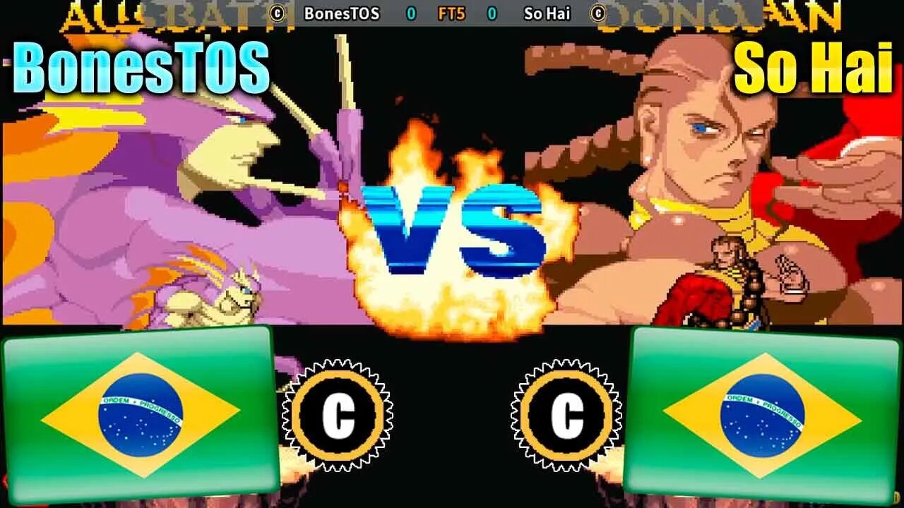 Vampire Hunter: Darkstalkers Revenge (BonesTOS Vs. So Hai) [Brazil Vs. Brazil]