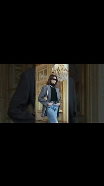 kaiagerber in Celine Fall/Winter 2022 FashionShow