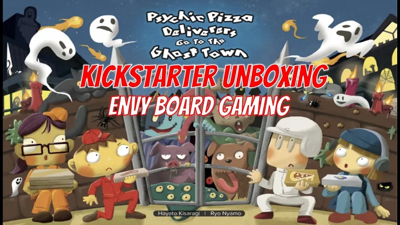 Kickstarter Unboxing: Psychic Pizza Deliverers Go to Ghost Town