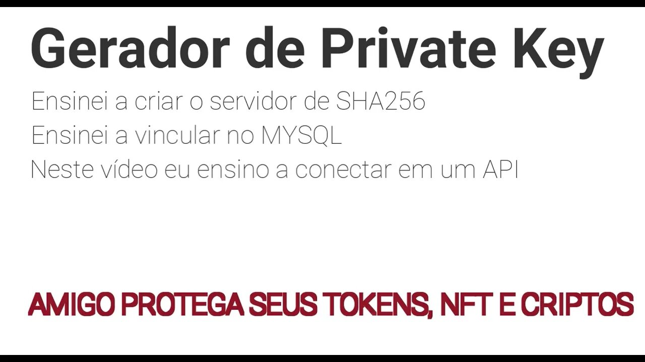 Gerador de PrivateKey - Parte 3 - Validando com API BSCscan os saldos BSC