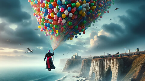 🌐Priest attempt to set world record with BALLOONS and ends of missing at sea🌐