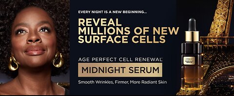 L'Oreal Paris Age Perfect Anti-Aging Midnight Face Serum, Reduce Wrinkles 1oz + Eye Cream Sample