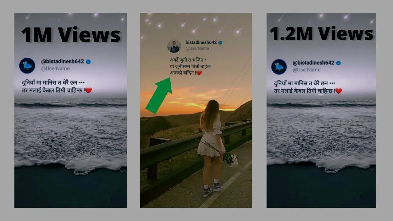 How To Make Fack Tweet Video In Nepali | New Tiktok & Instrgram Trend