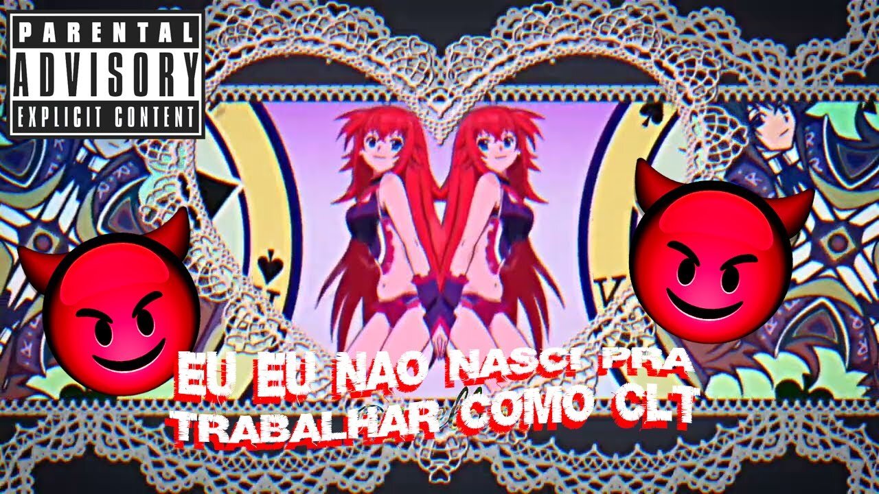 😈Eu Não Nasci Pra Trabalhar Como CLT🔥 - EDIT ANIME FUNK 🎶