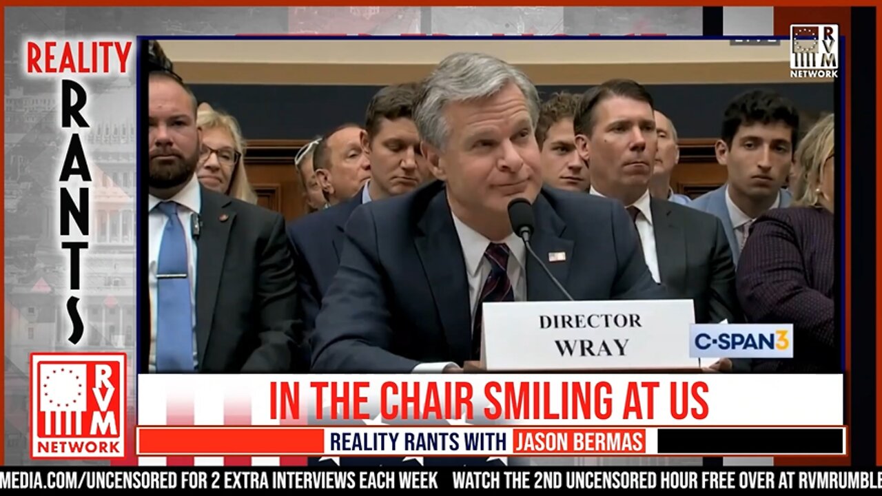 FBI's Wray's Face When Confronted By Gaetz About The Biden Family Shakedown Text Says It All