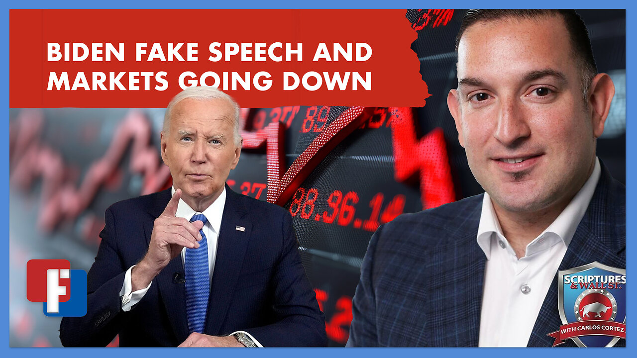 BIDEN FAKE SPEECH AND MARKETS GOING DOWN