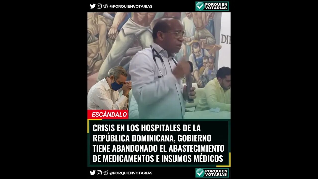 CRISIS EN LOS HOSPITALES GOBIERNO TIENE ABANDONADO EL ABASTECIMIENTO DE MEDICAMENTOS E INSUMOS