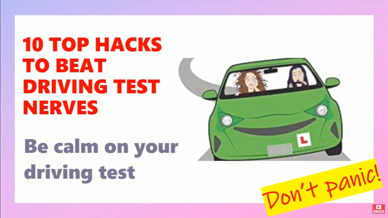 10 Top Hacks To Beat Driving Test Day Nerves - Pass Your Test First Time With These Calming Tips