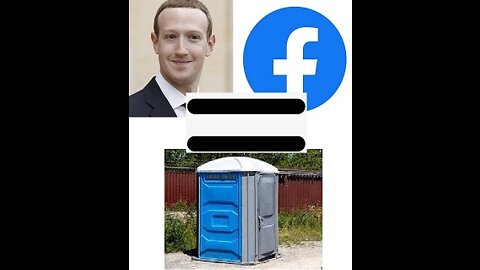 Facebook equals an outhouse toilet