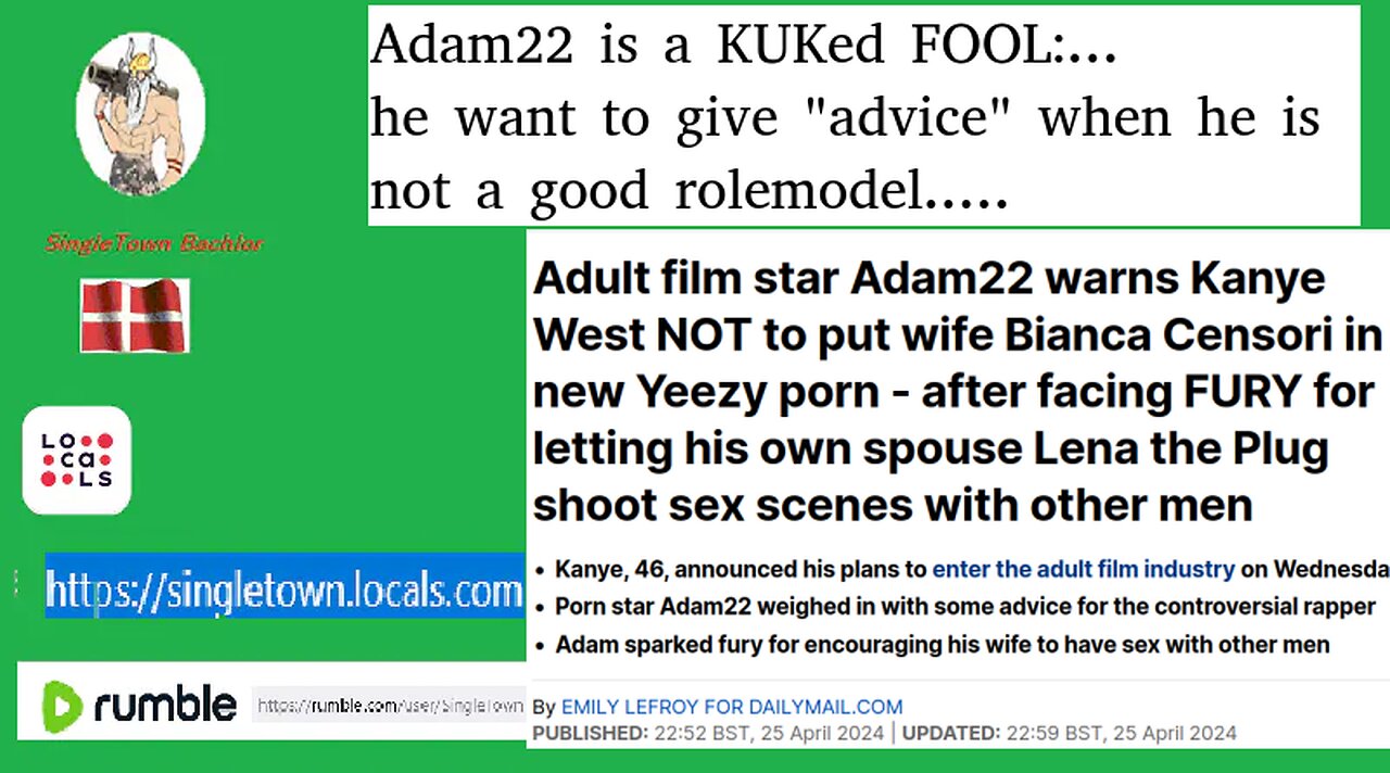 Adam22 is a KUKed FOOL:...