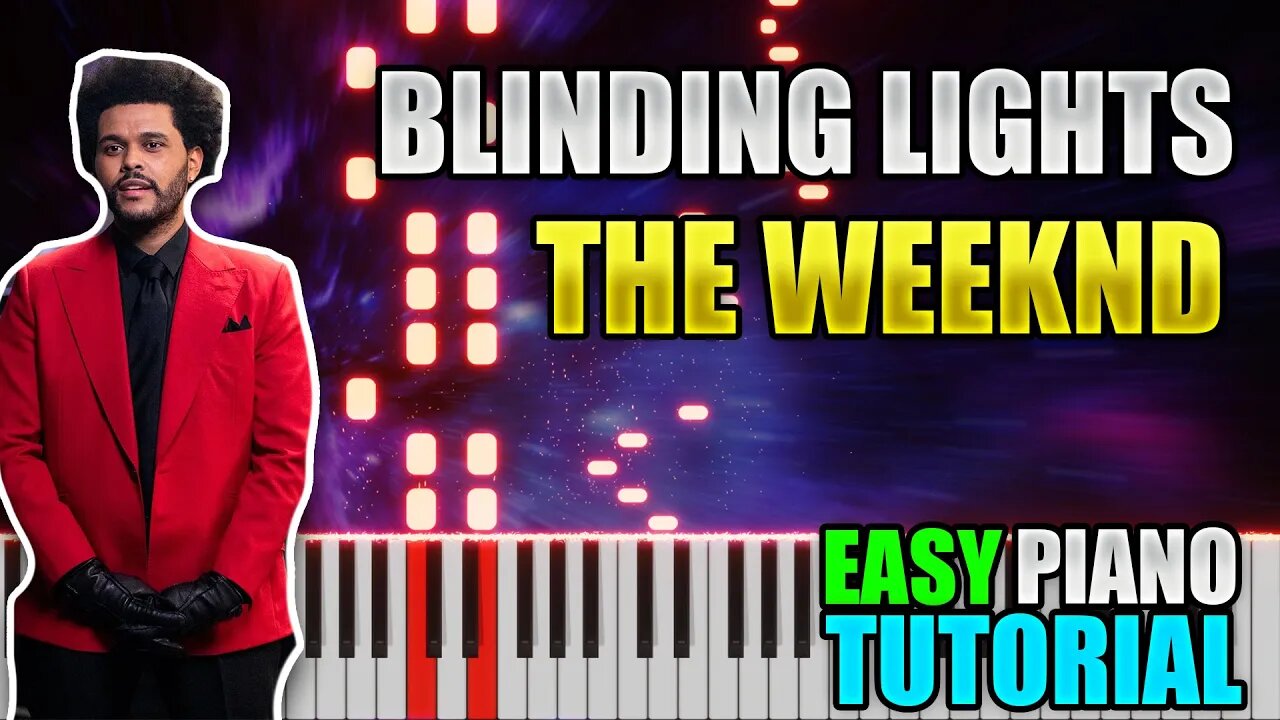 Blinding Lights - The Weekend | Easy Piano tutorial