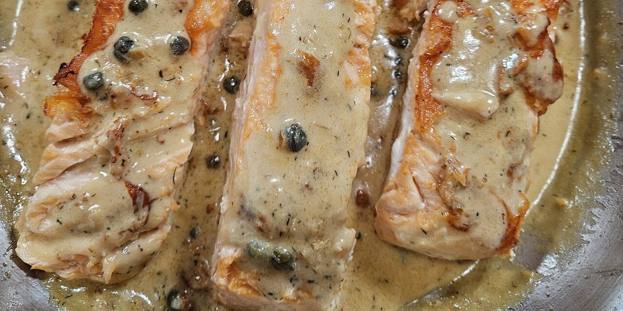 Salmon en Salsa de Ajo #cocinafacil #recetafacil