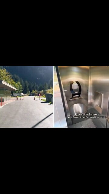 i bagni pubblici gratuiti della Svizzera(STATO EXTRACOMUNITARIO) DOCUMENTARIO non hai mai visto un wc che è anche un lavandino?li trovi nelle aree di sosta e nelle città svizzere sono tutti così,non paghi per pisciare tranne nelle stazioni ferroviarie