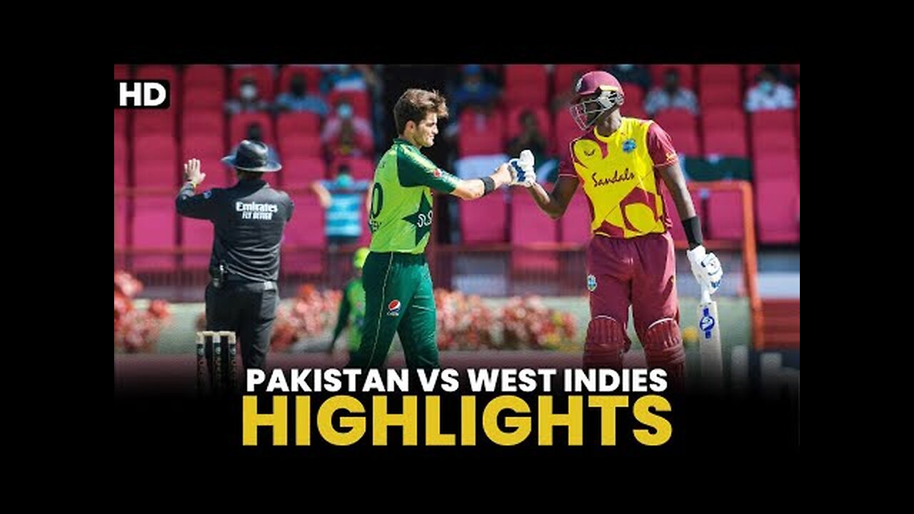 Highlights | Pakistan vs West Indies | T20I | PCB | MK2A