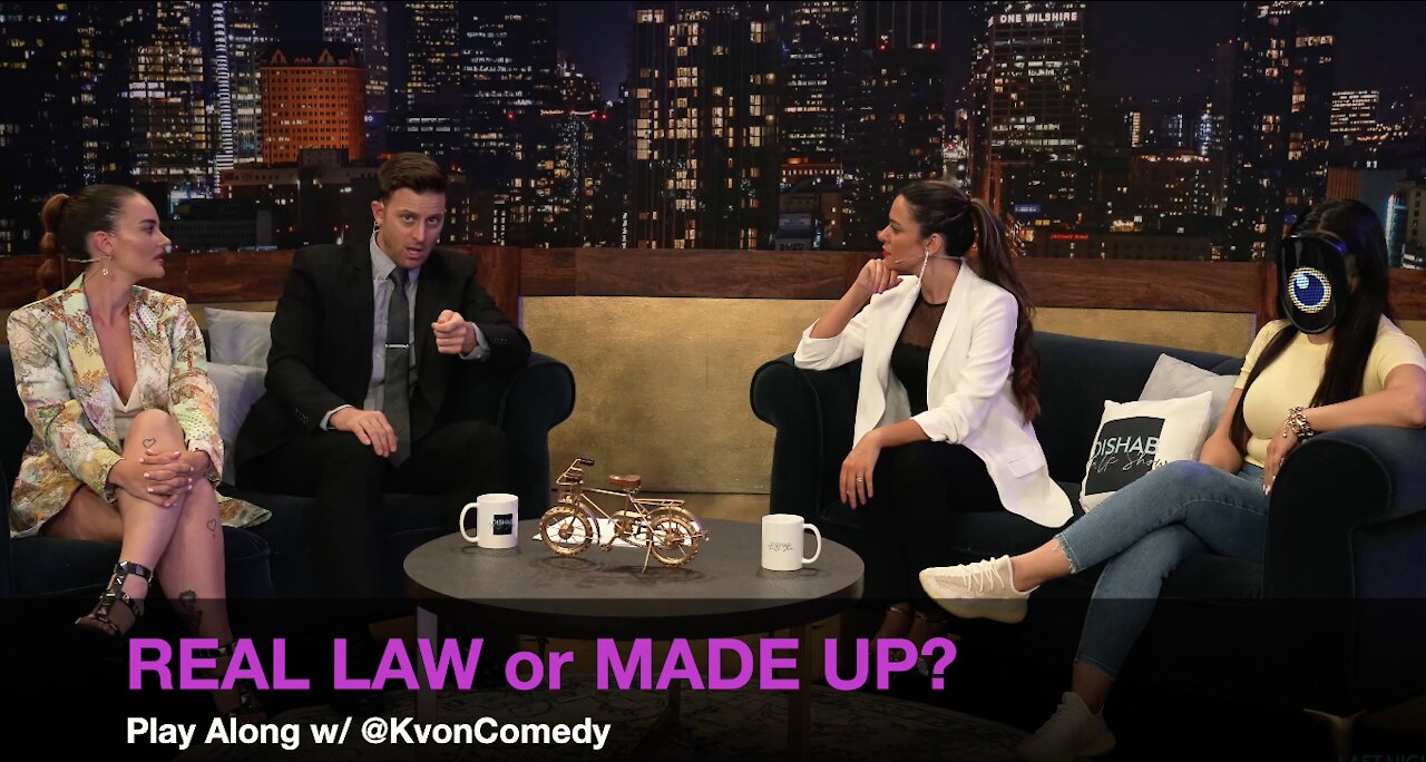 Crazy Laws: Real or Made Up? (K-von hosts The Last Night Show)