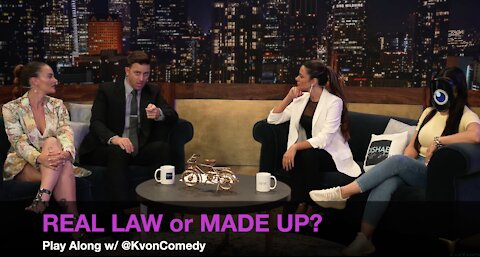 Crazy Laws: Real or Made Up? (K-von hosts The Last Night Show)