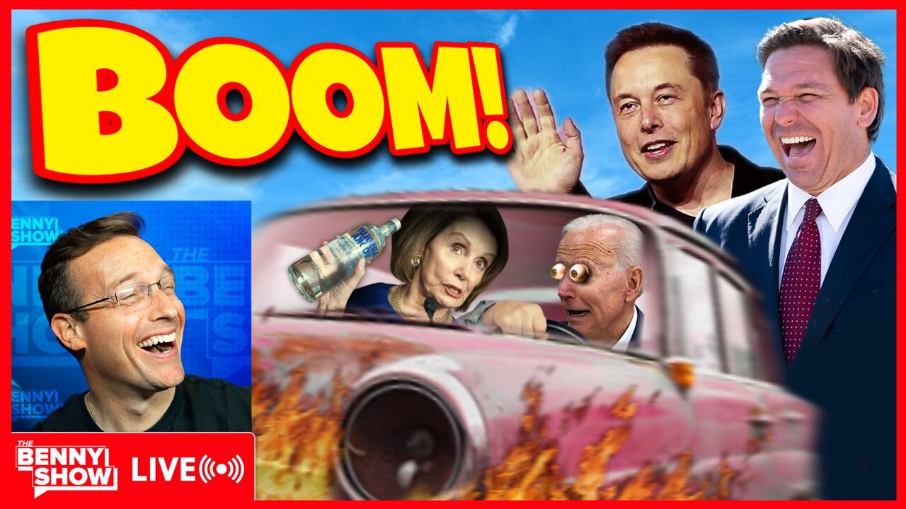 WHAT?! Biden's Motorcade BURST into FLAMES as ELON-DESANTIS Go To WAR against CHINA-APPLE