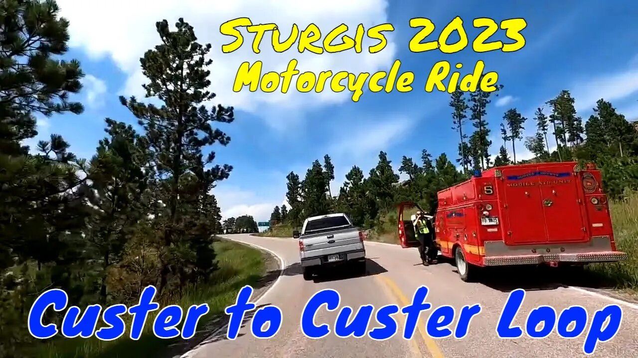 Custer to Custer Loop Motorcycle Ride Sturgis Motorcycle Rally