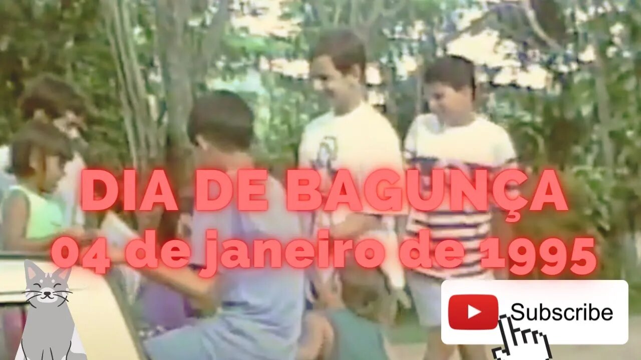 Dia de Bagunça em janeiro de 1995 no Sítio do Tio Armandinho, Caratinga, MG, VHS editado em 2021