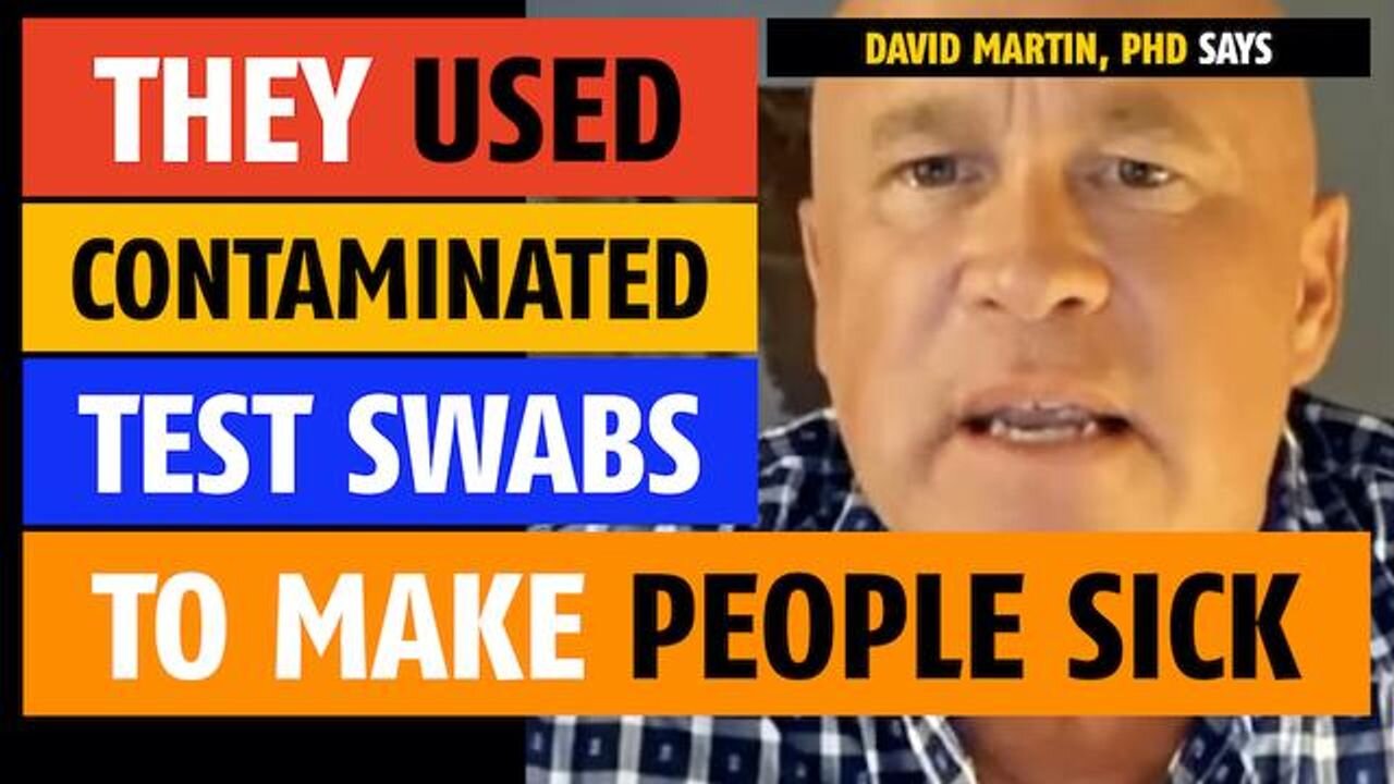 They used contaminated test swabs to make people sick, says David Martin, PhD